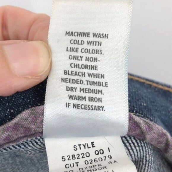 Old Navy Jeans Y2K Mid Rise Bootcut Medium Wash Blue Flap Pockets Women's Size 2 - Picture 9 of 10